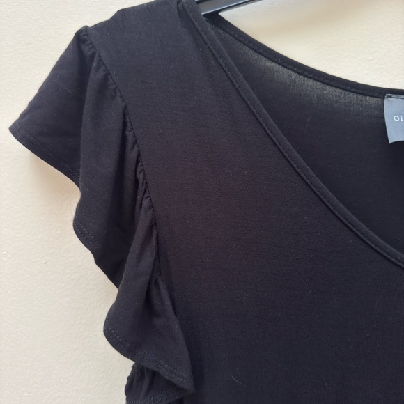 Olivia Rae Black Dress with Ruffle Detail - Picture 3 of 5